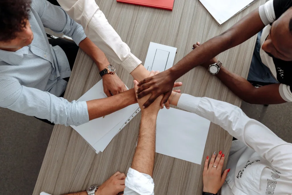 A collaborative discussion around business information
